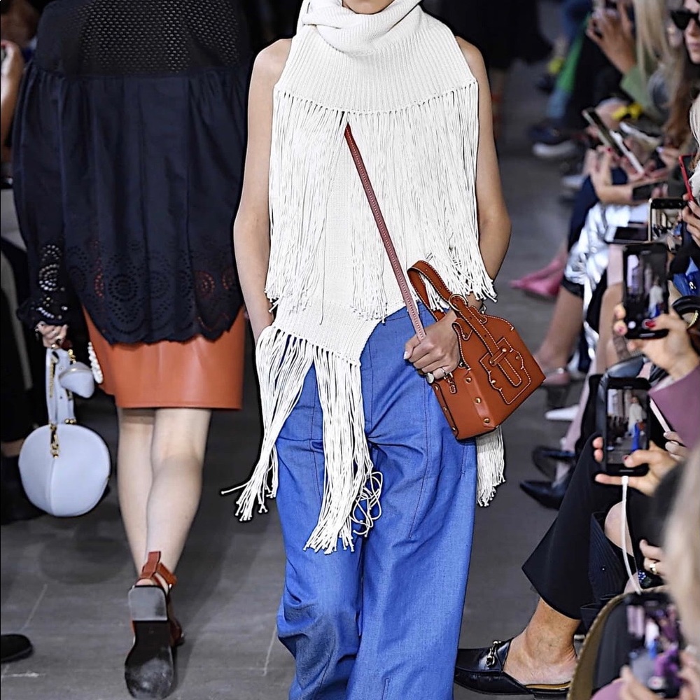 Paris based Belgian designer Cédric Charlier Made in Italy Runway bag Mint - Picture 12 of 12